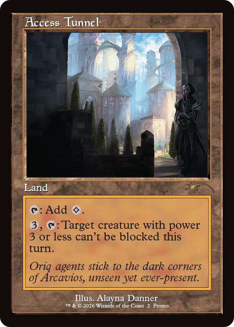 Access Tunnel (Retro Frame) [Wizards Play Network 2026] | Card Citadel