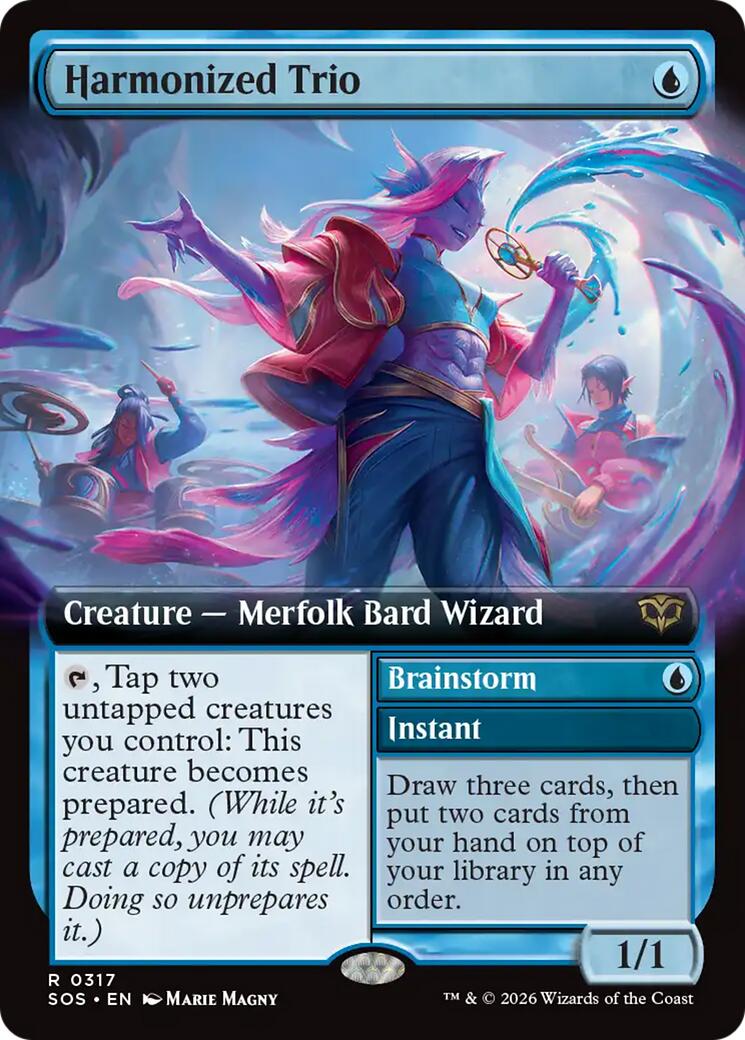 Harmonized Trio (Extended Art) [Secrets of Strixhaven] | Card Citadel