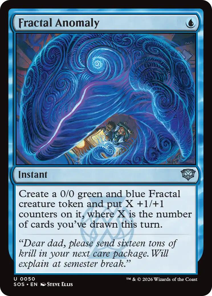Fractal Anomaly [Secrets of Strixhaven] | Card Citadel