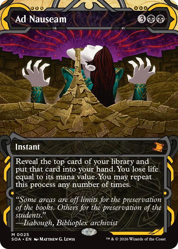 Ad Nauseam [Secrets of Strixhaven: Mystical Archive] | Card Citadel