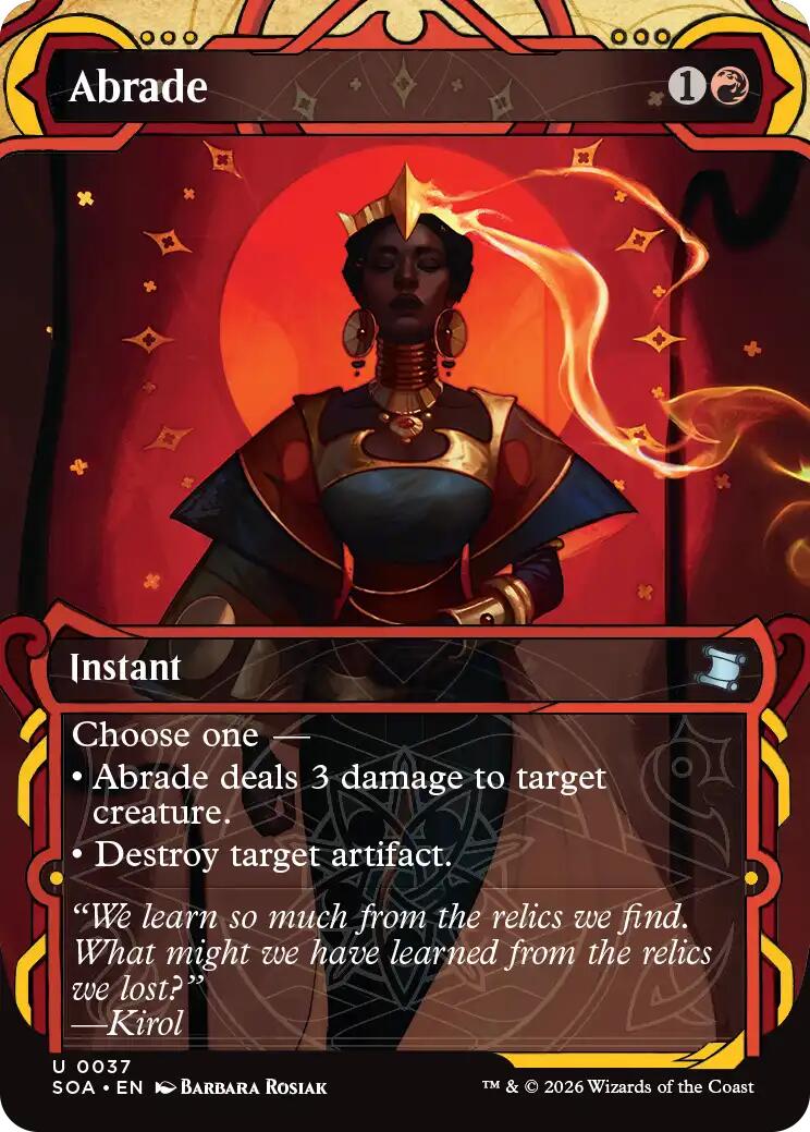 Abrade [Secrets of Strixhaven: Mystical Archive] | Card Citadel