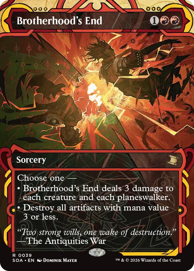 Brotherhood's End [Secrets of Strixhaven: Mystical Archive] | Card Citadel