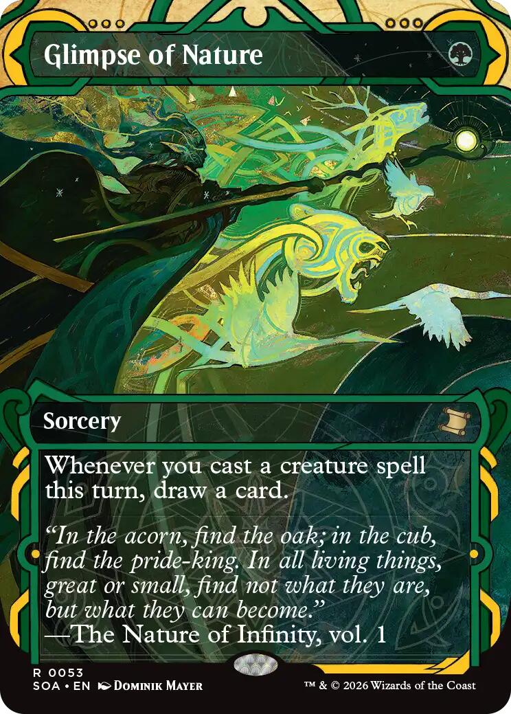 Glimpse of Nature [Secrets of Strixhaven: Mystical Archive] | Card Citadel