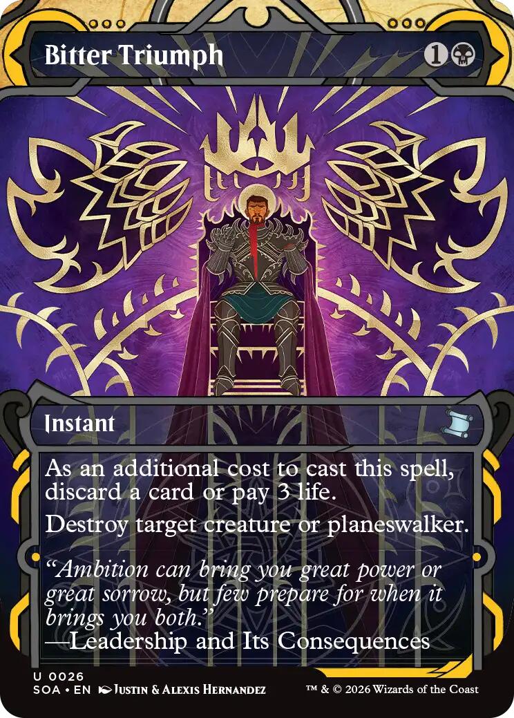 Bitter Triumph [Secrets of Strixhaven: Mystical Archive] | Card Citadel