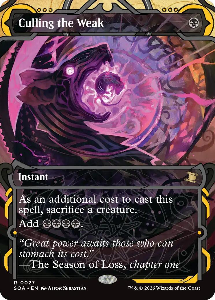Culling the Weak [Secrets of Strixhaven: Mystical Archive] | Card Citadel