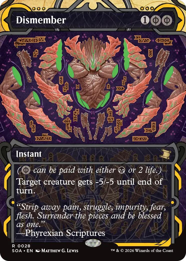 Dismember [Secrets of Strixhaven: Mystical Archive] | Card Citadel