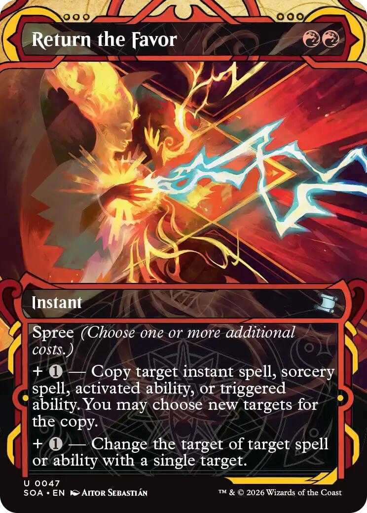 Return the Favor [Secrets of Strixhaven: Mystical Archive] | Card Citadel
