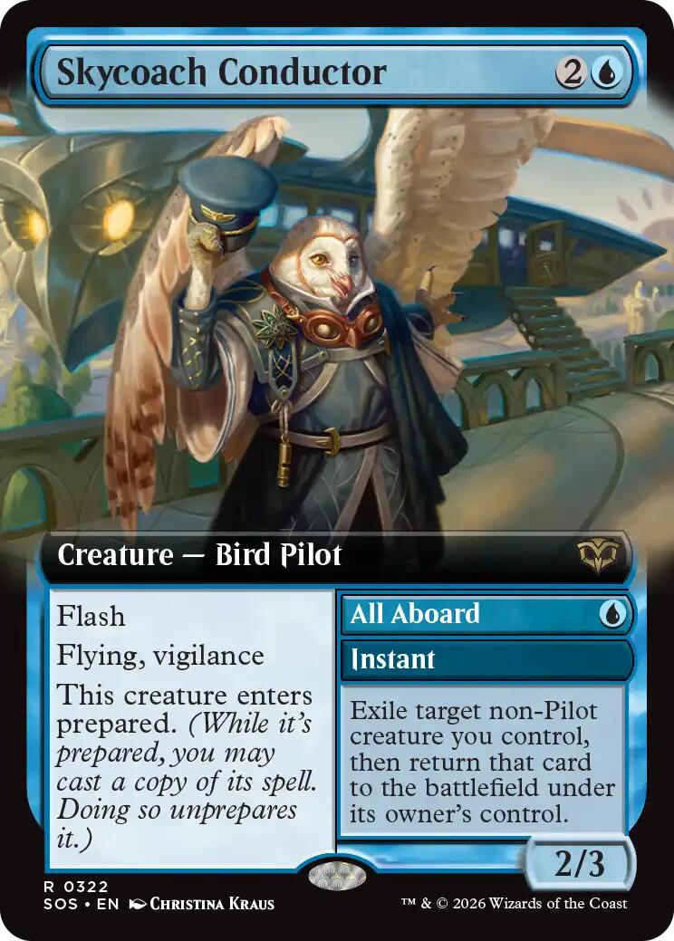 Skycoach Conductor (Extended Art) [Secrets of Strixhaven] | Card Citadel