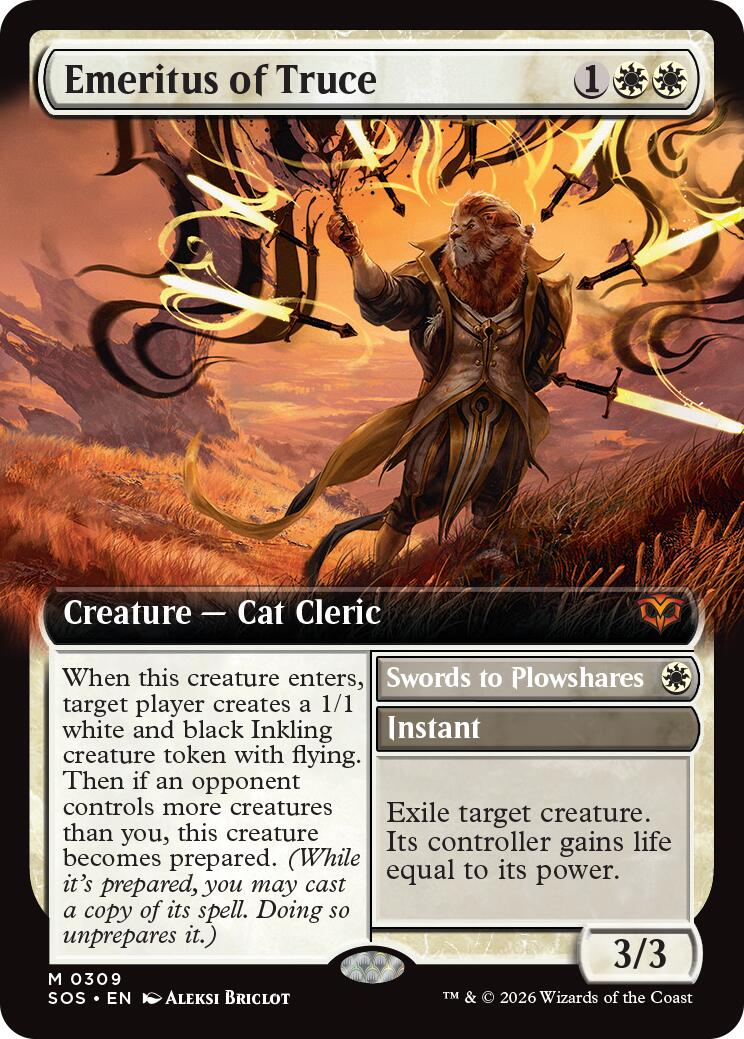 Emeritus of Truce (Extended Art) [Secrets of Strixhaven] | Card Citadel