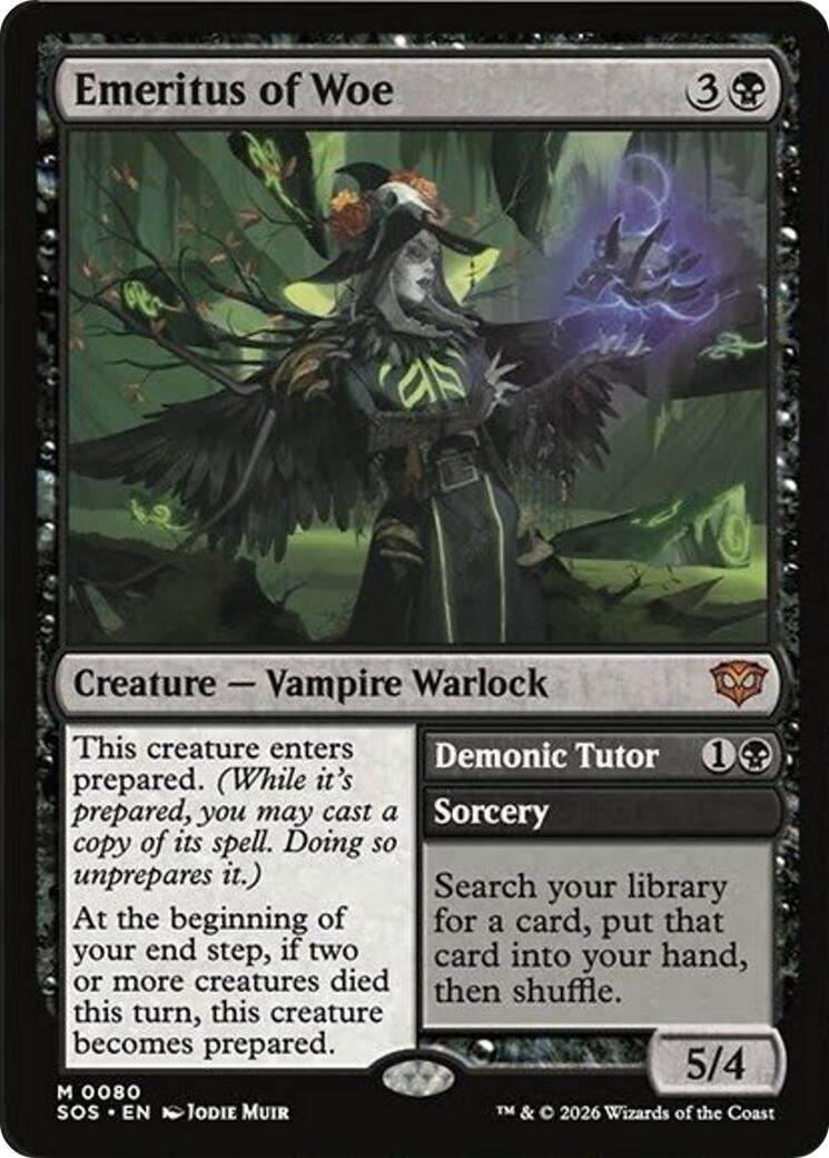 Emeritus of Woe [Secrets of Strixhaven] | Card Citadel