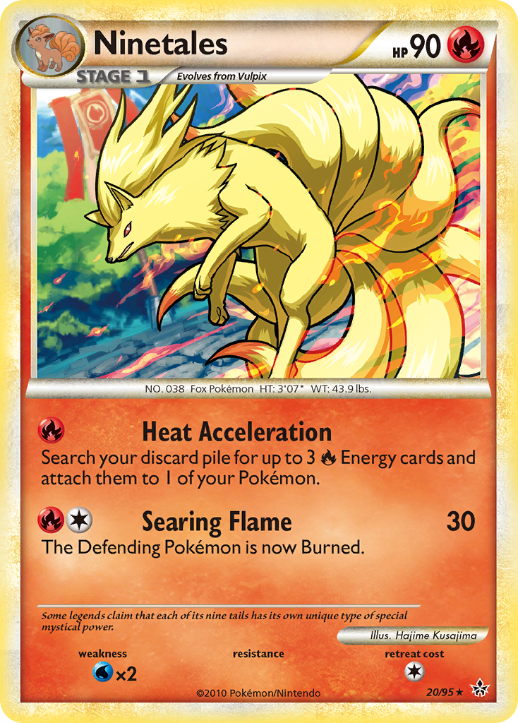 Ninetales (20/95) [HeartGold & SoulSilver: Unleashed] | Card Citadel