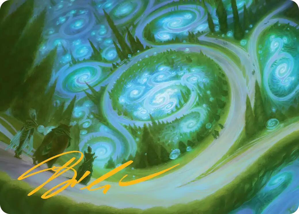 Mathemagics Art Card (Gold-Stamped Signature) [Secrets of Strixhaven Art Series] | Card Citadel