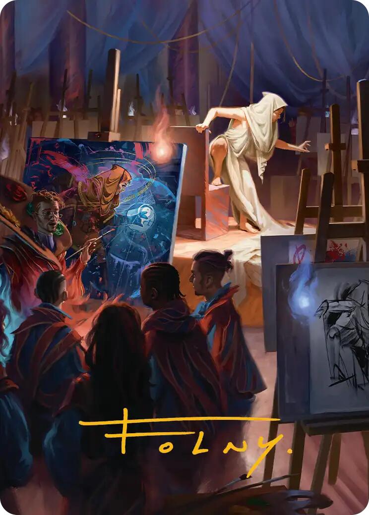 Archaeomancer Art Card (Gold-Stamped Signature) [Secrets of Strixhaven Art Series] | Card Citadel