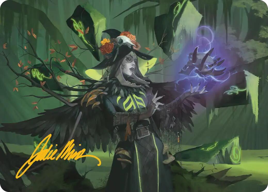 Emeritus of Woe Art Card (Gold-Stamped Signature) [Secrets of Strixhaven Art Series] | Card Citadel