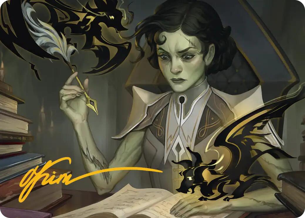 Eternal Student Art Card (Gold-Stamped Signature) [Secrets of Strixhaven Art Series] | Card Citadel