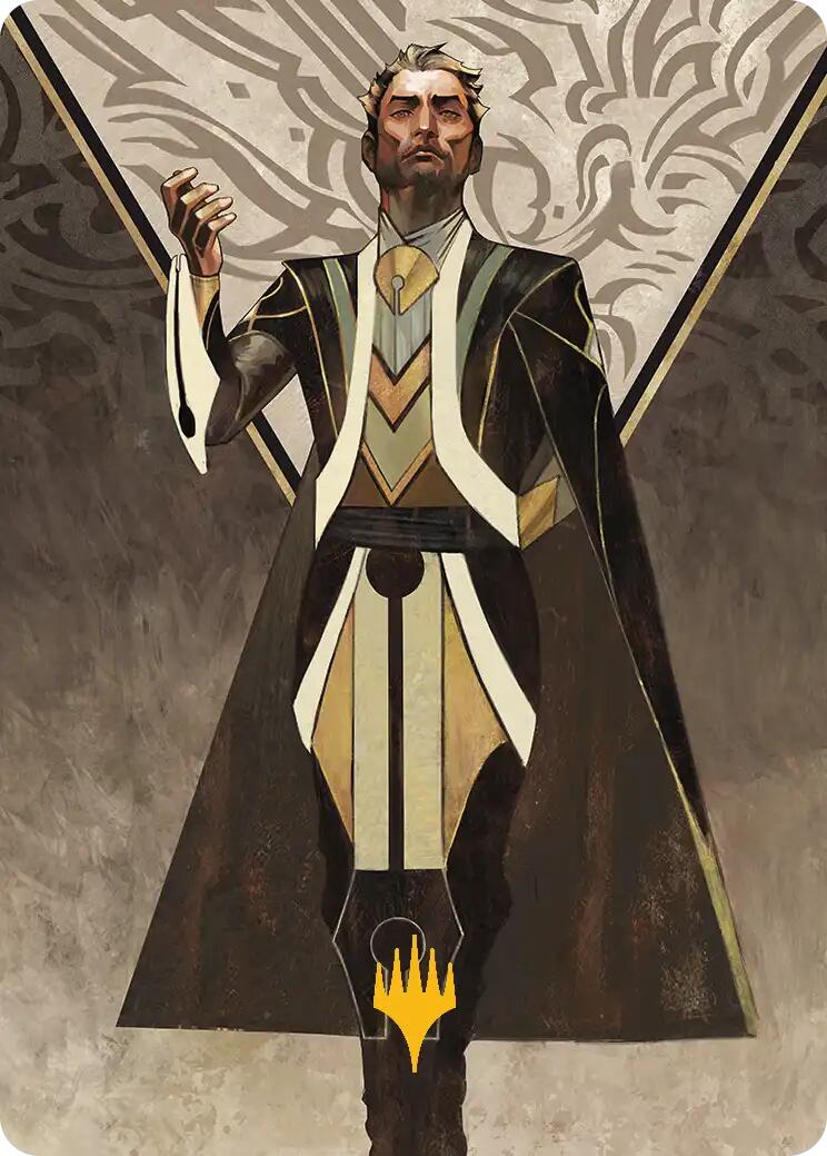 Ral Zarek, Guest Lecturer Art Card (Gold-Stamped Planeswalker Symbol) [Secrets of Strixhaven Art Series] | Card Citadel