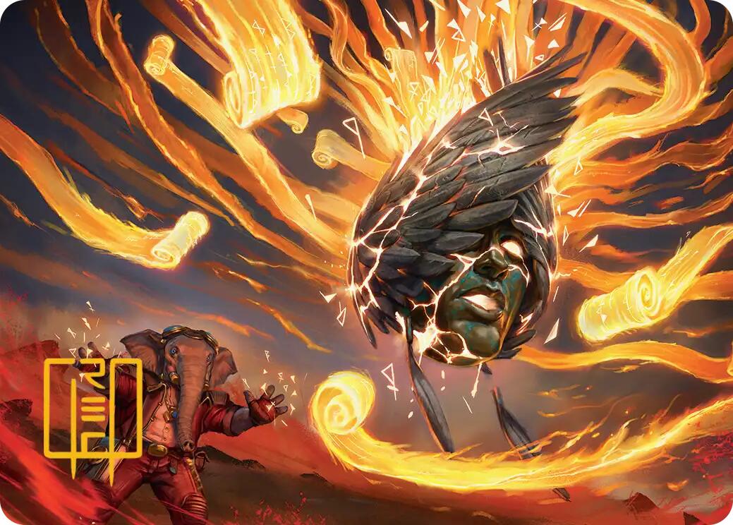 Flashback Art Card (Gold-Stamped Signature) [Secrets of Strixhaven Art Series] | Card Citadel
