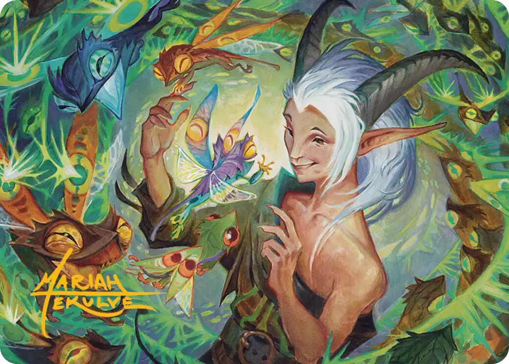 Lumaret's Favor Art Card (Gold-Stamped Signature) [Secrets of Strixhaven Art Series] | Card Citadel