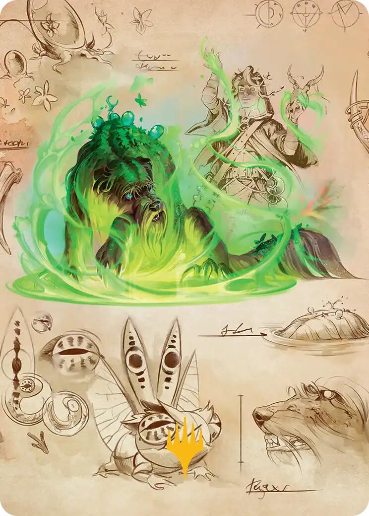 Germination Practicum Art Card (Gold-Stamped Planeswalker Symbol) [Secrets of Strixhaven Art Series] | Card Citadel