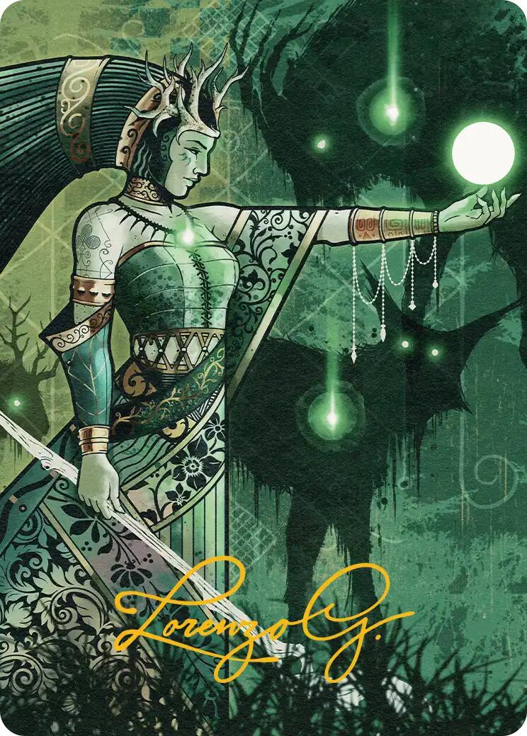 Shamanic Revelation Art Card (Gold-Stamped Signature) [Secrets of Strixhaven Art Series] | Card Citadel