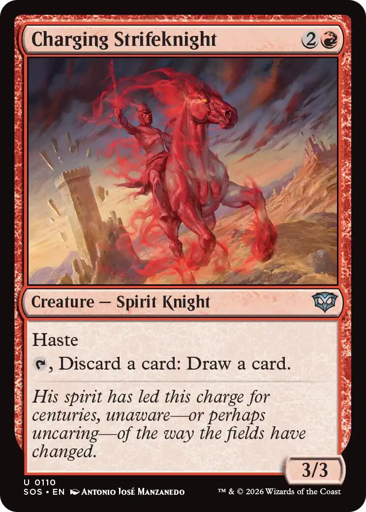 Charging Strikeknight [Secrets of Strixhaven] | Card Citadel