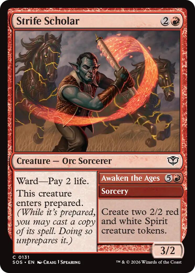 Strife Scholar [Secrets of Strixhaven] | Card Citadel