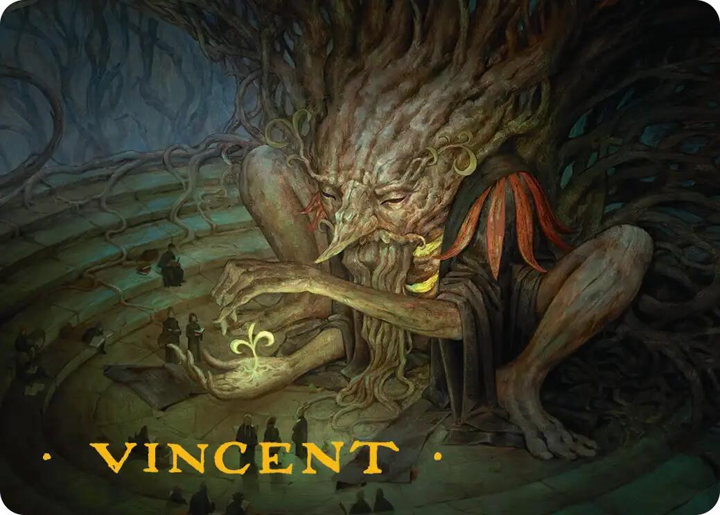 Old-Growth Educator Art Card (Gold-Stamped Signature) [Secrets of Strixhaven Art Series] | Card Citadel