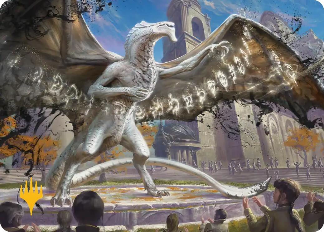 Silverquill, the Disputant Art Card (Gold-Stamped Planeswalker Symbol) [Secrets of Strixhaven Art Series] | Card Citadel