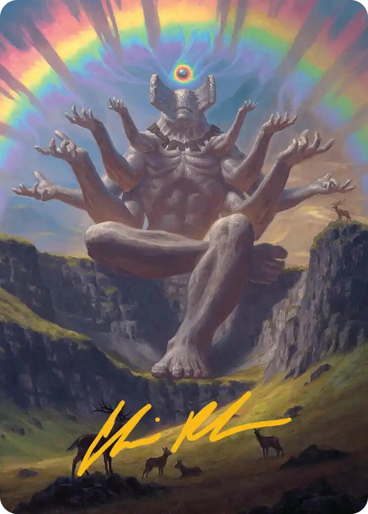 Transcendent Archaic Art Card (Gold-Stamped Signature) [Secrets of Strixhaven Art Series] | Card Citadel