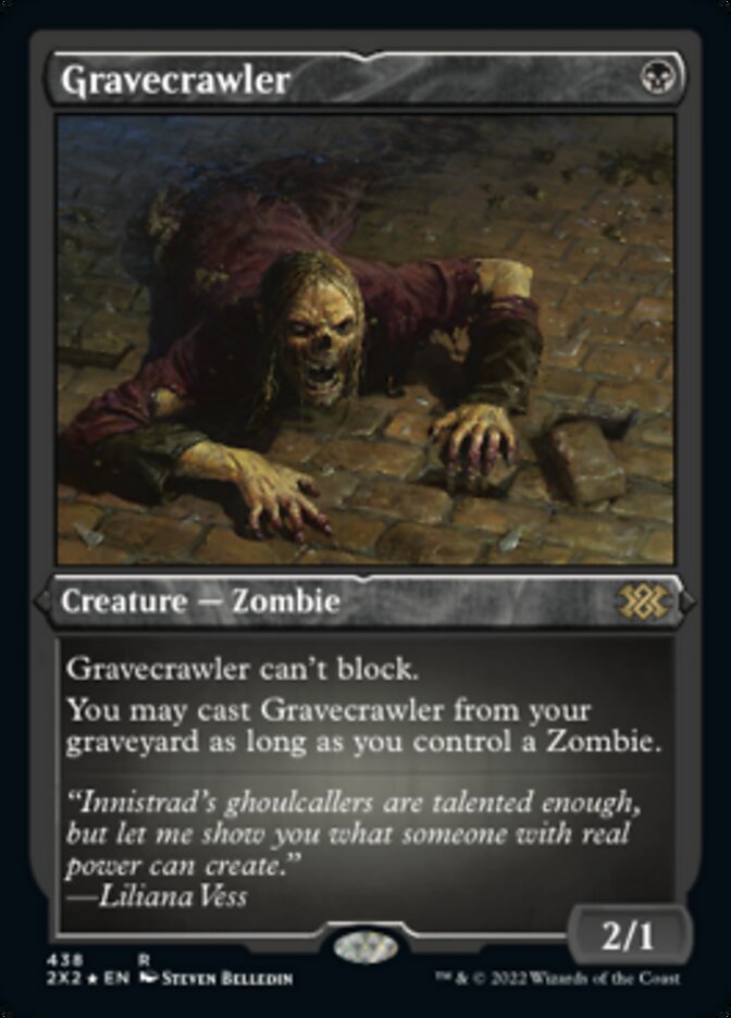 Gravecrawler (Foil Etched) [Double Masters 2022] | Card Citadel