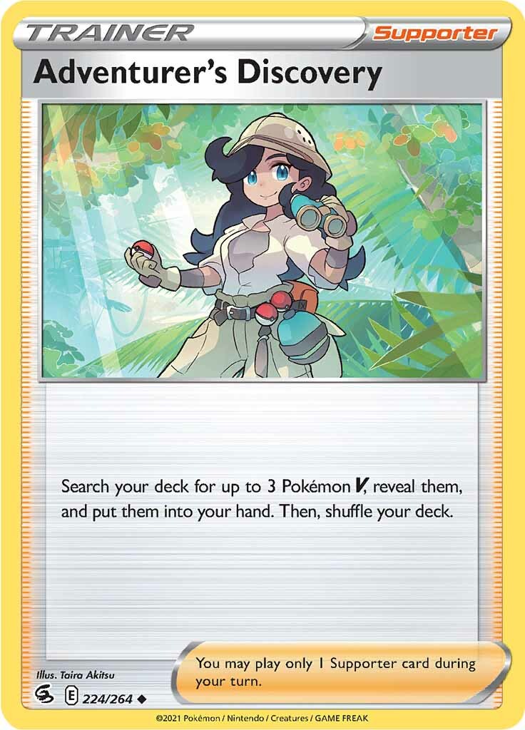 Adventurer's Discovery (224/264) [Sword & Shield: Fusion Strike] | Card Citadel