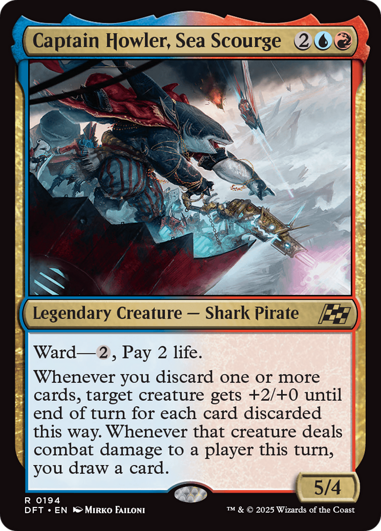 Captain Howler, Sea Scourge [Aetherdrift] | Card Citadel