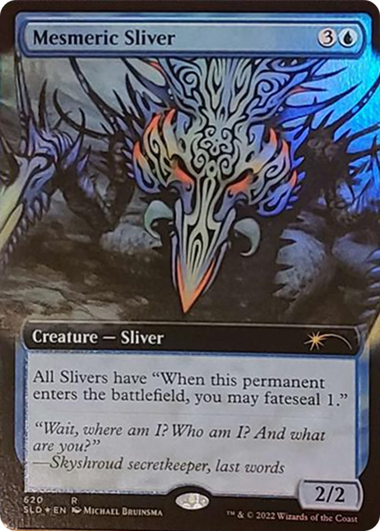 Mesmeric Sliver (Extended Art) [Secret Lair Drop Series] | Card Citadel