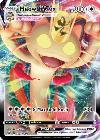 Meowth VMAX (SWSH005) [Sword & Shield: Black Star Promos] | Card Citadel