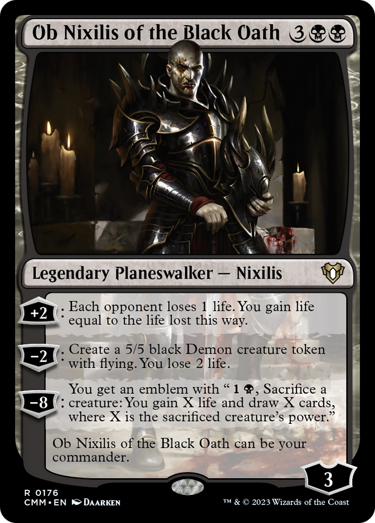 Ob Nixilis of the Black Oath [Commander Masters] | Card Citadel