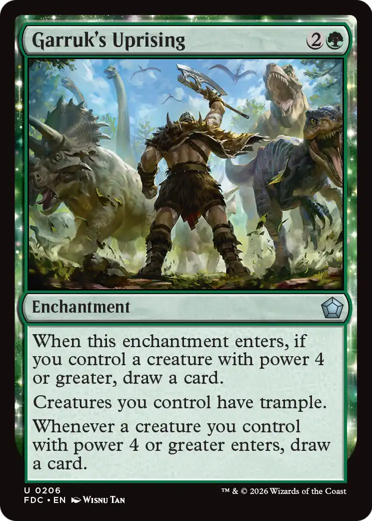 Garruk's Uprising [Foundations Commander] | Card Citadel