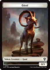 Goat // Fungus Beast Double-Sided Token [Secrets of Strixhaven Commander Tokens] | Card Citadel