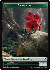 Saproling // Pest (0023) Double-Sided Token [Secrets of Strixhaven Commander Tokens] | Card Citadel