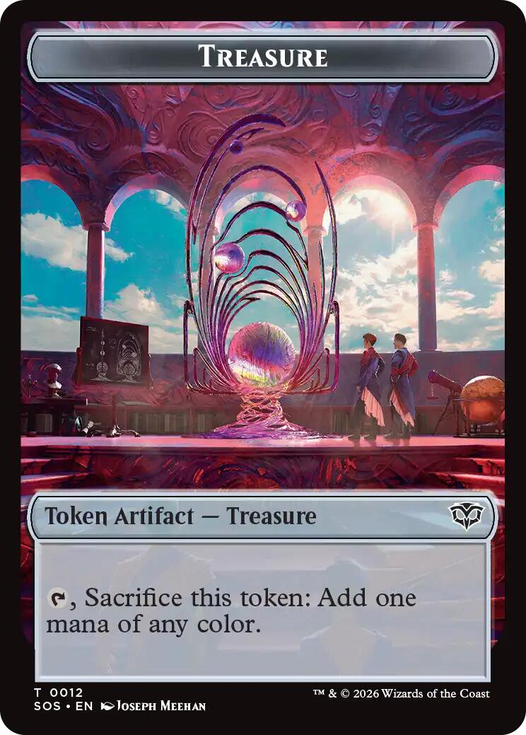 Phyrexian Germ // Treasure Double-Sided Token [Secrets of Strixhaven Commander Tokens] | Card Citadel