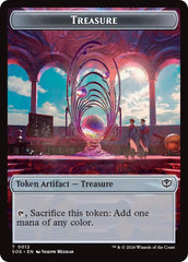 Primo, The Indivisble // Treasure Double-Sided Token [Secrets of Strixhaven Commander Tokens] | Card Citadel