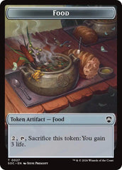 Food // City's Blessing Double-Sided Token [Secrets of Strixhaven Commander Tokens] | Card Citadel
