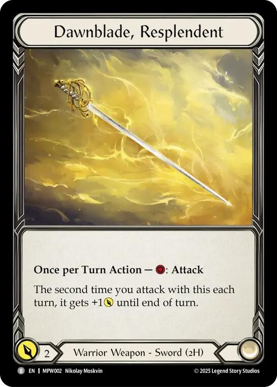Dawnblade, Resplendent [DVR002] (Mastery Pack Warrior) | Card Citadel
