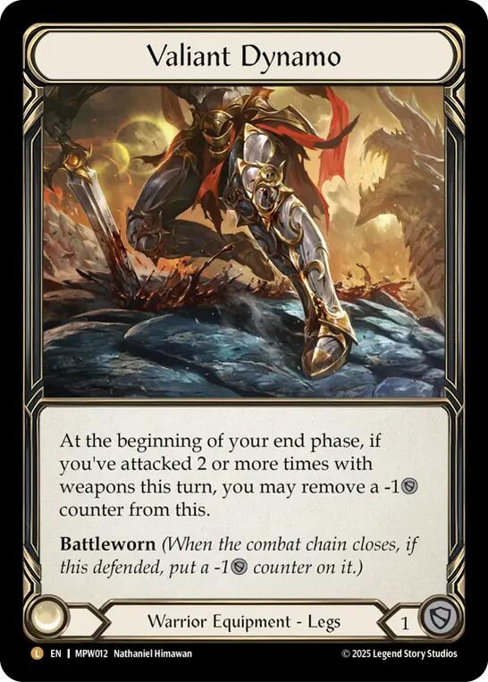 Valiant Dynamo [MPW012] (Mastery Pack Warrior)  Rainbow Foil | Card Citadel