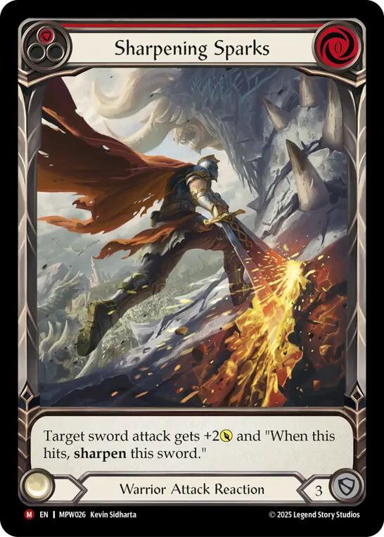 Sharpening Sparks (Red) [MPW026] (Mastery Pack Warrior) | Card Citadel