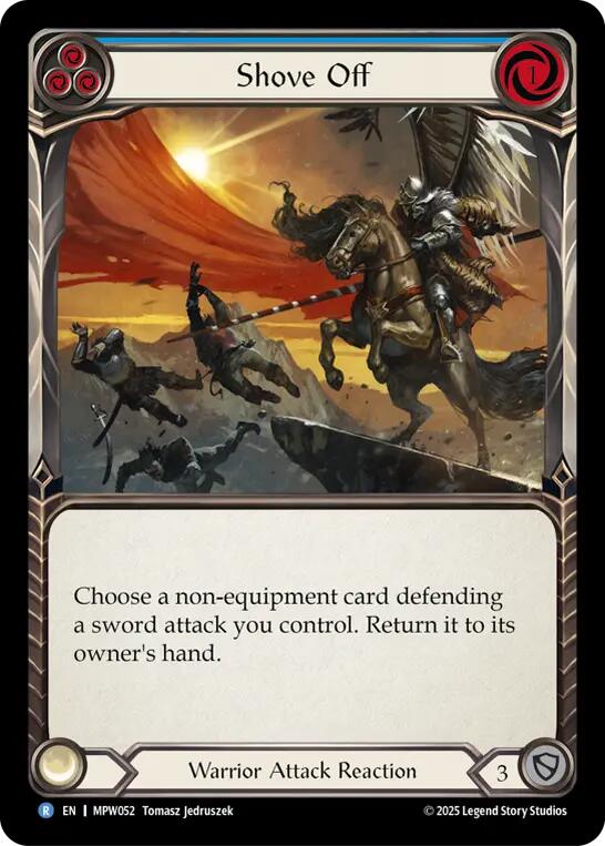 Shove Off (Blue) [MPW052] (Mastery Pack Warrior) | Card Citadel
