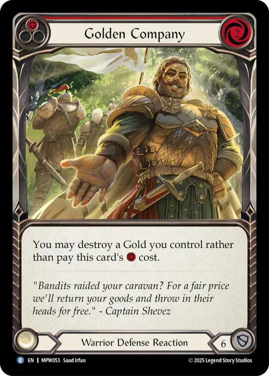 Golden Company (Red) [MPW053] (Mastery Pack Warrior) | Card Citadel