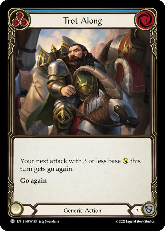 Trot Along (Blue) [MPW153] (Mastery Pack Warrior) | Card Citadel