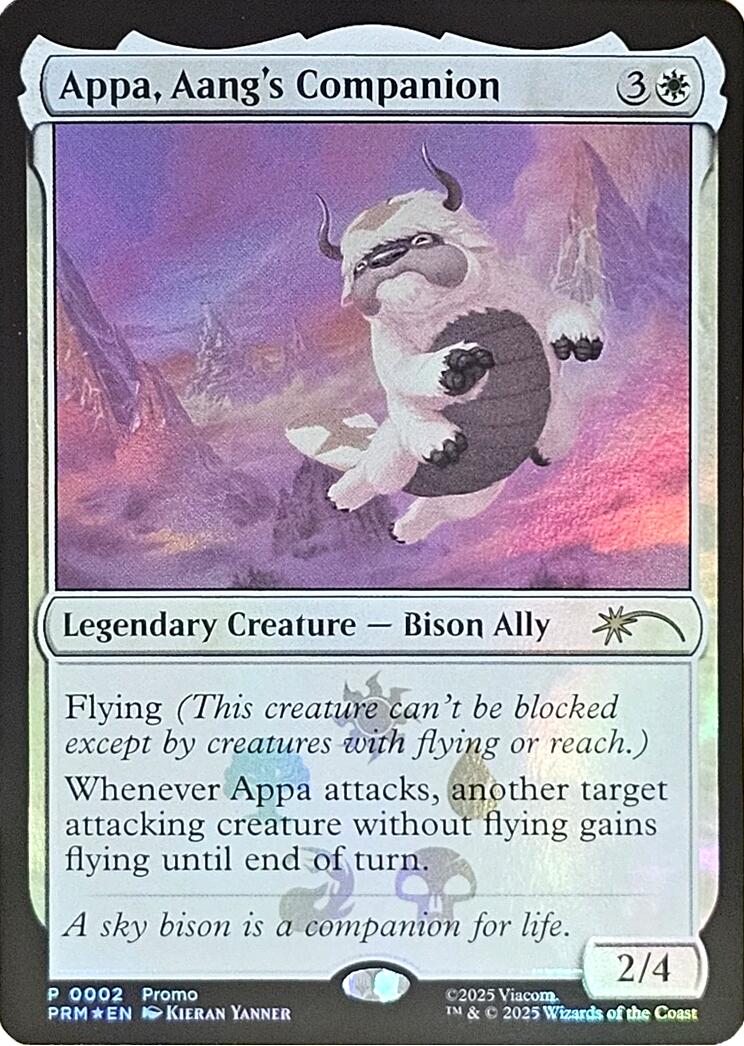 Appa, Aang's Companion [Media Promos] | Card Citadel