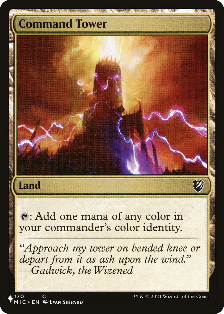 Command Tower (MIC) [The List] | Card Citadel