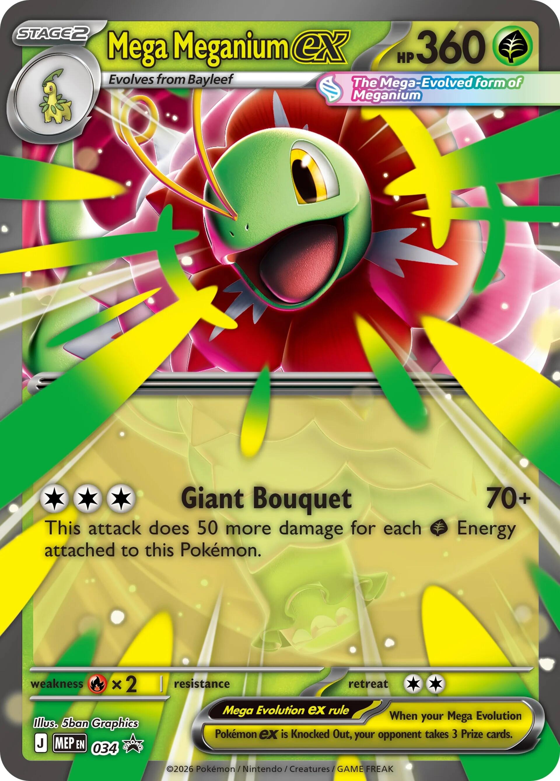 Mega Meganium ex (034) [Mega Evolution Promo] | Card Citadel